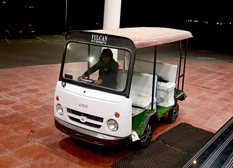Vulcan self-driving EV on the VIT-AP campus